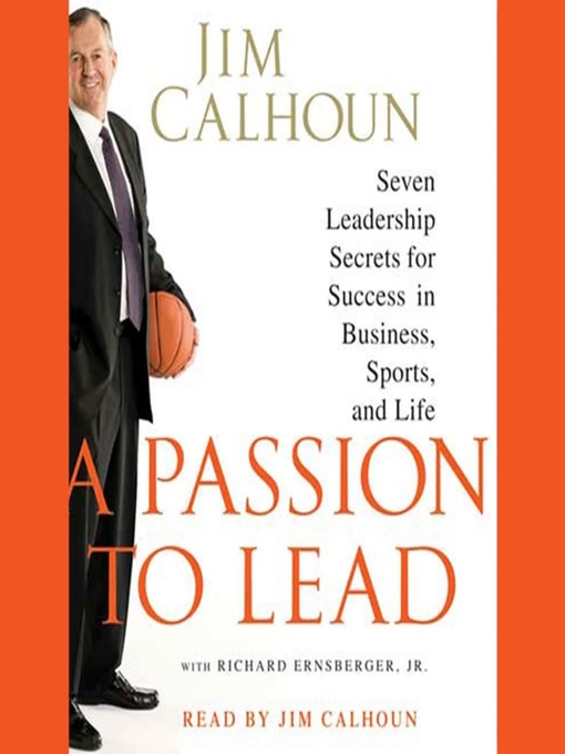 Title details for A Passion to Lead by Jim Calhoun - Available
